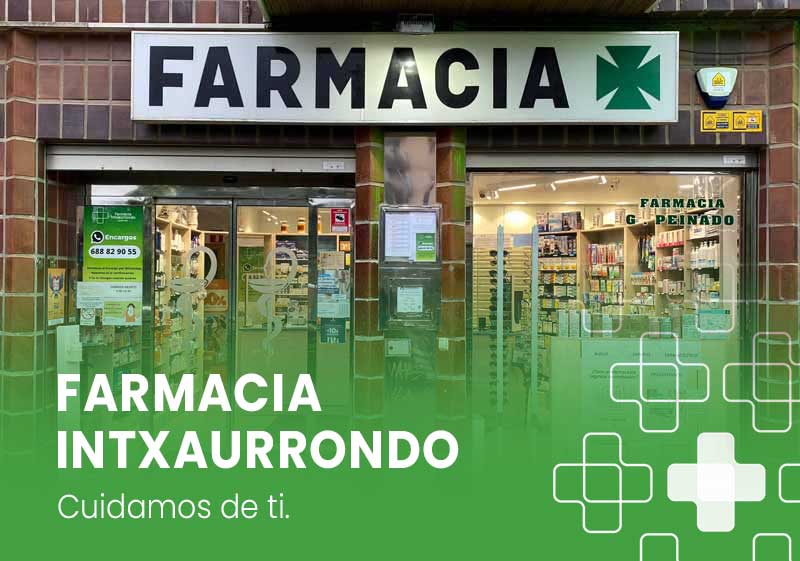 Farmacia Intxaurrondo: Tu Vecina en Salud desde 1963. Análisis, Tensión, Pastilleros, Medicamentos, Nutrición y Atención Personalizada. ¡Encarga por WhatsApp!